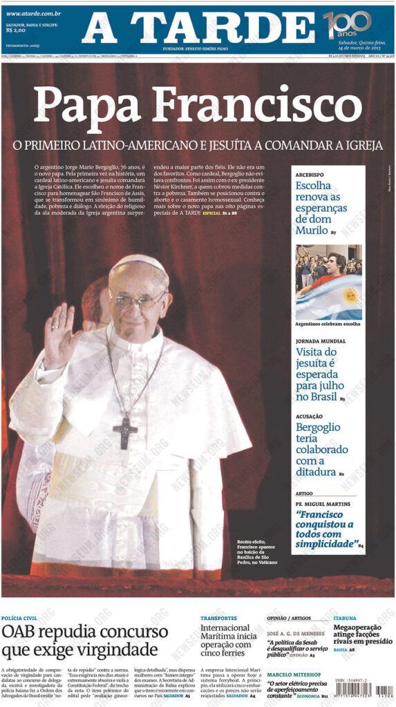 O primeiro papa latino-americano foi o 1° em muitas coisas 7