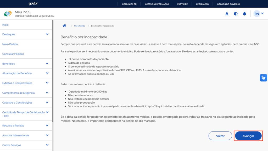 Meu INSS: plataforma reúne serviços da previdência na palma da sua mão; aprenda a usar 3 meu-inss-tvt-news-beneficio-incapacidade-avançar