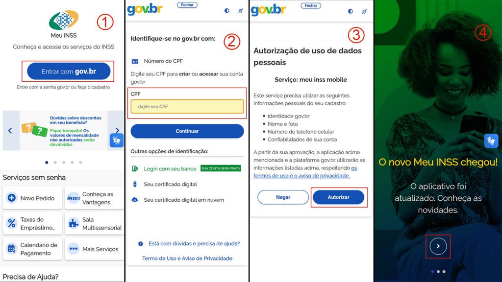 Meu INSS: plataforma reúne serviços da previdência na palma da sua mão; aprenda a usar 5 meu-inss-tvt-news-acesso-app-1
