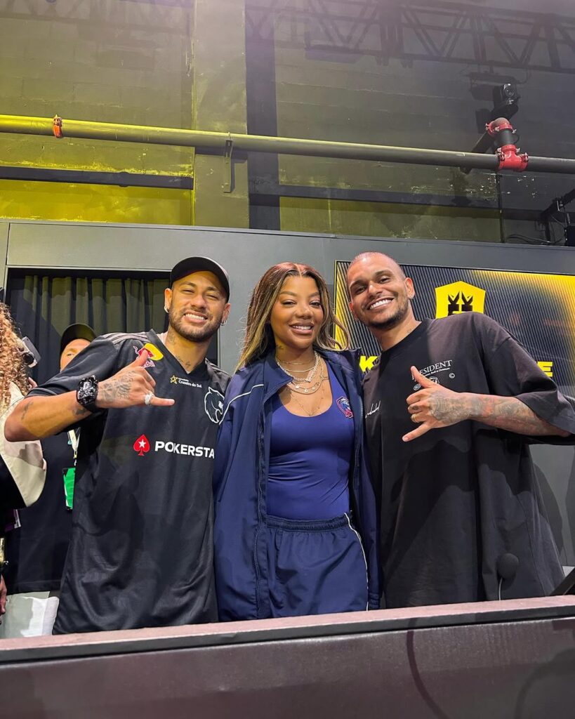 Final da Kings League será no Allianz Parque; saiba mais sobre a competição 1 Neymar - e - cantora - Ludmilla - são - presidentes - de - times - da - Kings - League - Foto - @furia.football - Instagram-TVT-NEWS