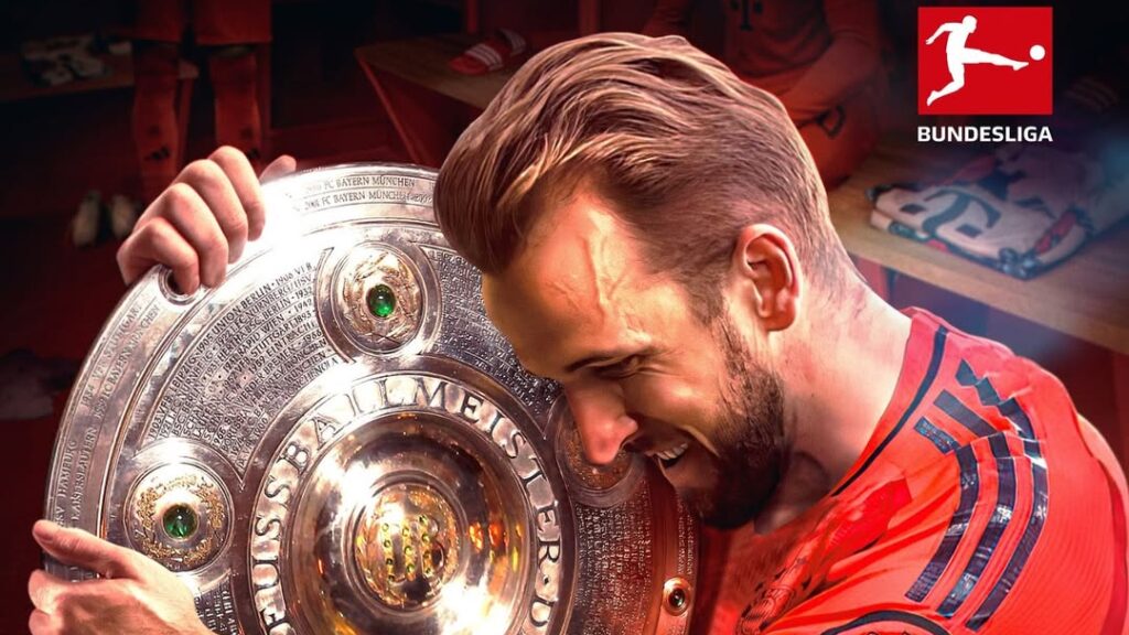 Harry-Kane-comemora-o-primeiro-título-de-sua-carreira-com-a-camisa-do-Bayern-de-Munique-—-Foto-@bundesliga-/-Instagram-tvt-news