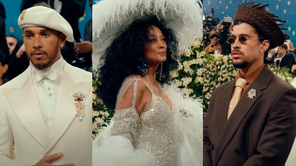 met-gala-2025-veja-como-assistir-e-os-melhores-looks-da-noite-lewis-hamilton-diana-ross-e-bad-bunny-no-tapete-azul-do-met-gala-2025-reproducao-youtube-tvt-news