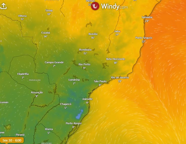 Previsão do tempo: prepare-se para o frio e possibilidade de neve 1 frio