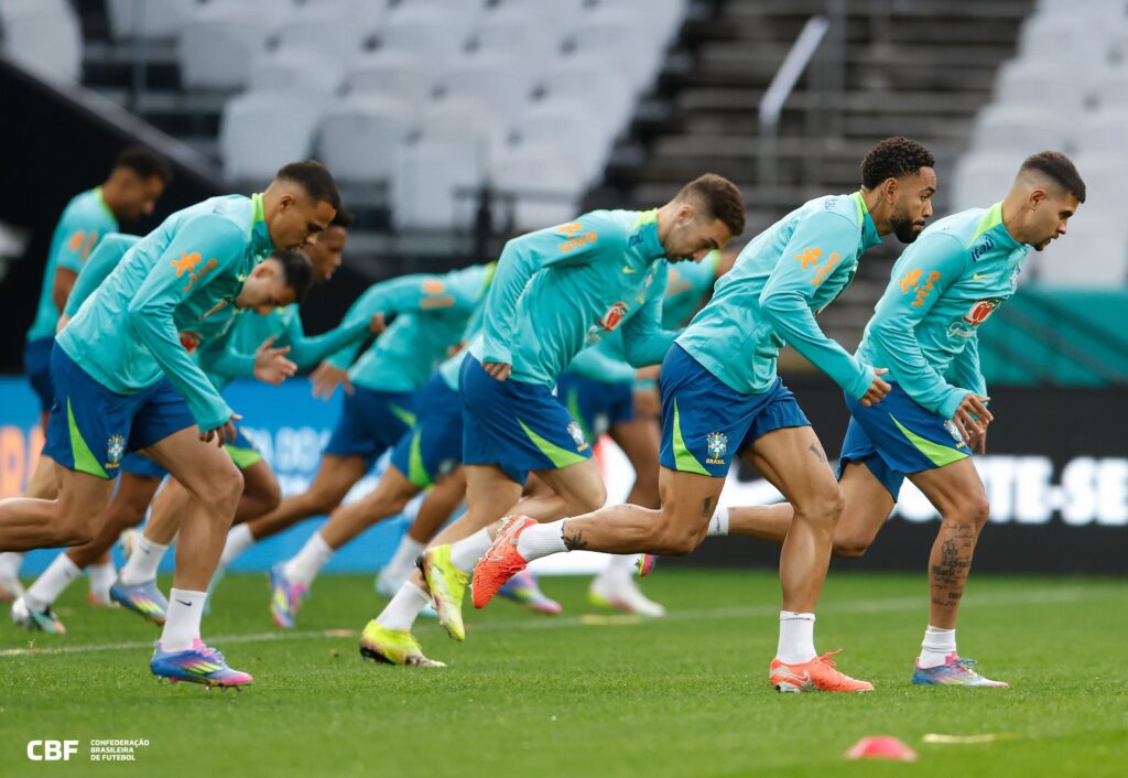 Seleção Brasileira enfrenta Paraguai e pode garantir vaga na Copa do Mundo hoje 1 Seleção - finalizou a preparação - para enfrentar o Paraguai na Neo Química ArenaFoto - Rafael Ribeiro/CBF-tvt-news