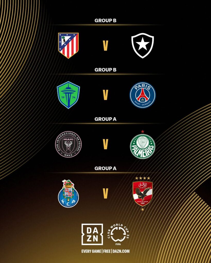 Tudo ou nada: invictos, brasileiros encaram rodada decisiva no Mundial de Clubes 3 partidas-desta-segunda-feira-23-no-mundial-de-clubes-foto-fifa-tvt-news