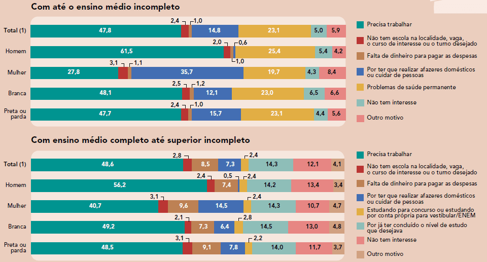 IBGE revela aumento dos brasileiros com formação básica completa 3 ibge-aumento-brasileiros-formacao-basica-completa-dados-sobre-evasao-escolar-arte-ibge-tvt-news