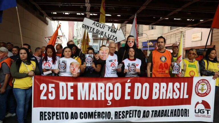 TVTNews 5 ato-de-trabalhadores-na-25-de-marco-repudia-interferencia-de-trump-nao-aceitam-ser-prejudicados-por-um-lunatico-disse-patah-foto-rovena-rosa-agenciabrasil-tvt-news