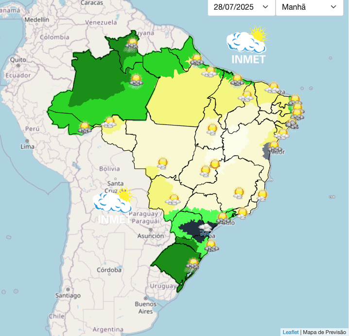 ciclone-extratropical-frio-e-vento-forte-para-o-sul-e-sudeste-no-fim-de-julho-o-mapa-mostra-em-verde-as-regioes-que-terao-chuvas-nesta-segunda-dia-28-imagem-inmet-reproducao-tvt-news