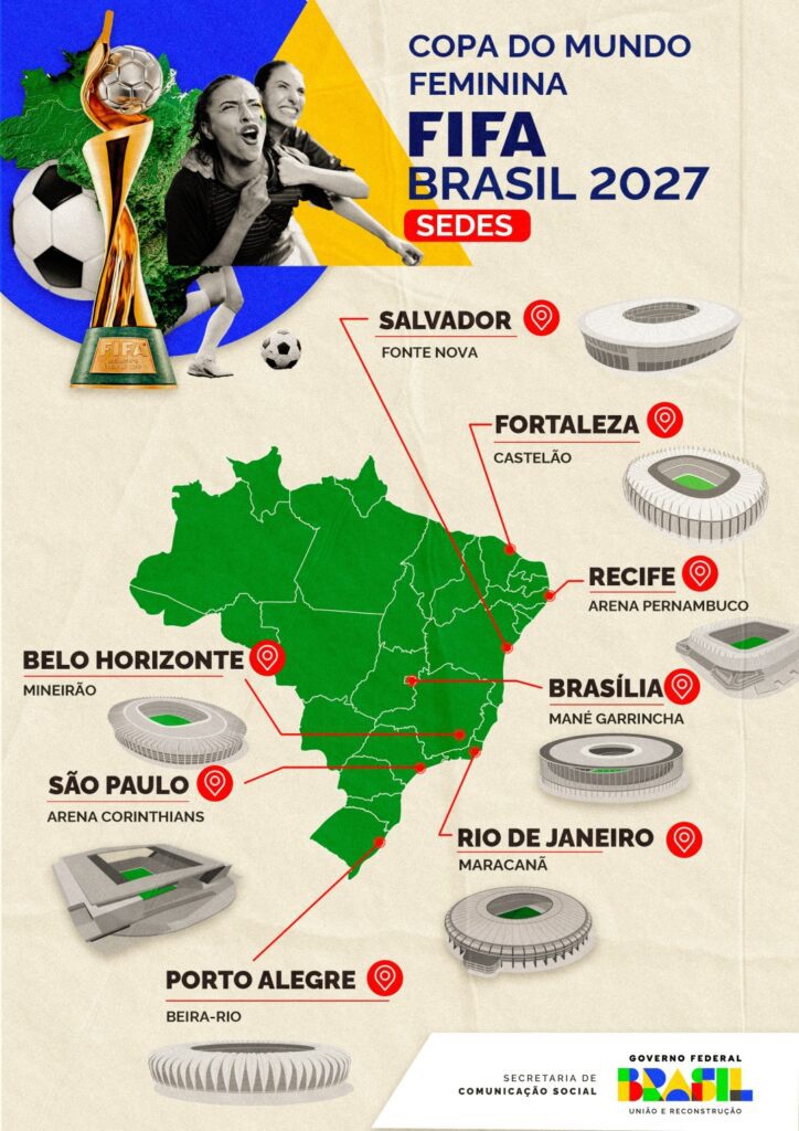 Governo Federal lança página sobre a Copa do Mundo de Futebol Feminino de 2027 1 ministerio-esporte-pagina-copa-mundo-feminina-2027