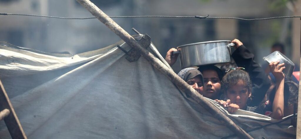 Gaza: Netanyahu nega fome mas mundo se choca com as crianças desnutridas 1 gaza: crianças famintas. Foto: ONU News