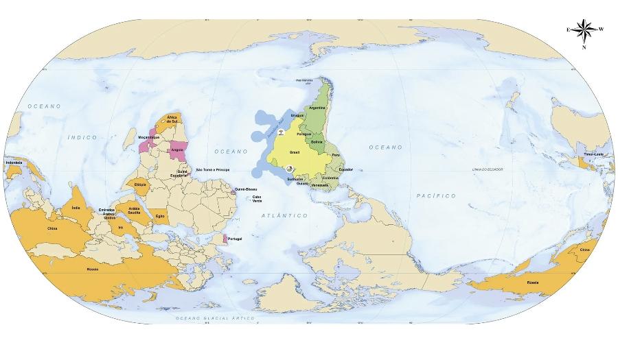 Sul Global, Terceiro Mundo, emergentes. Entenda tudo sobre estes termos na TVT News 2 mapa sul global 1 ibge
