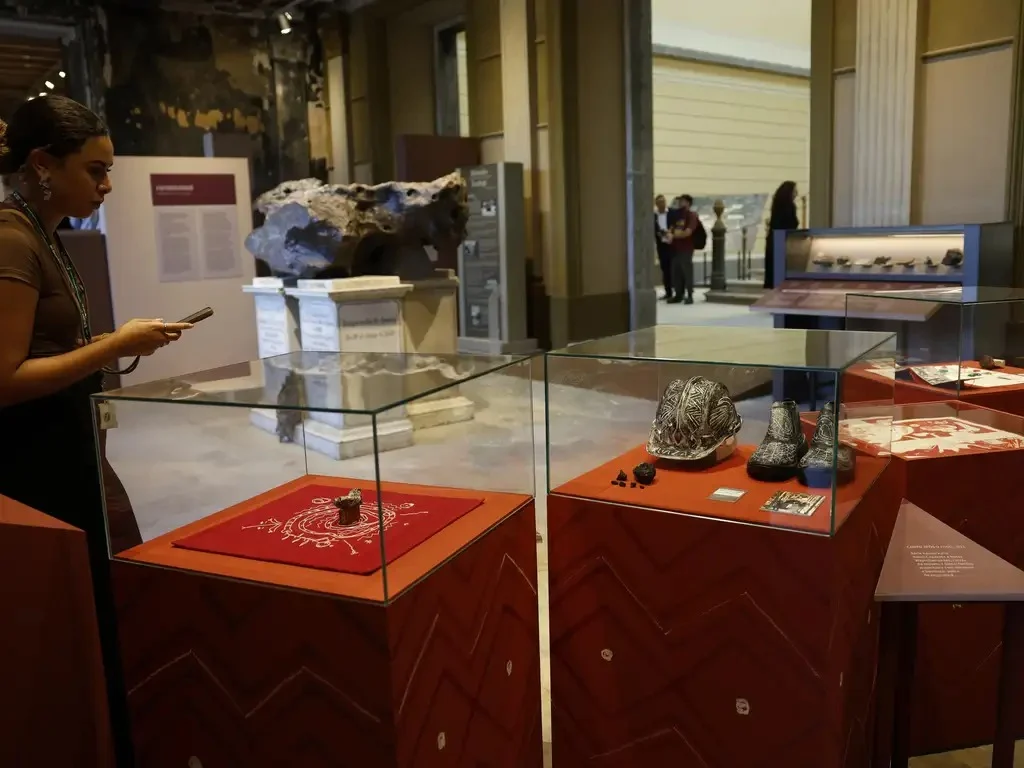 Museu Nacional reabre sete anos após incêndio. Veja fotos 3 Reforma do Museu Nacional tem previsão de ser concluída até o fim de 2027. (Foto: Agência Brasil)
