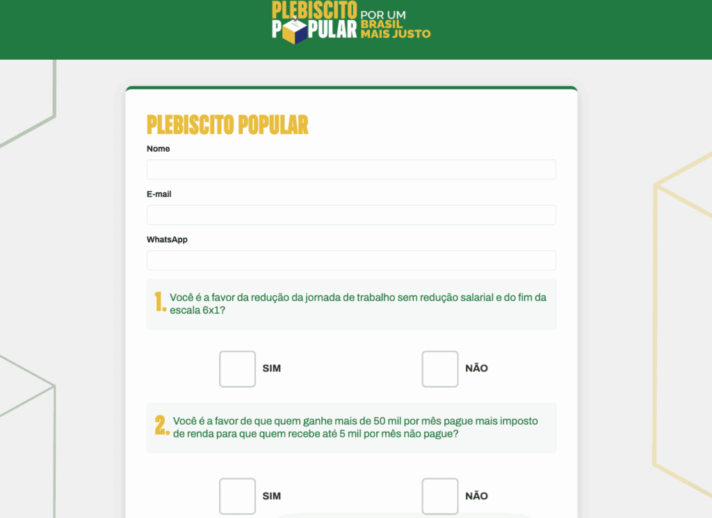 escala-6x1-saiba-como-votar-em-plebiscito-popular-pelo-fim-do-trabalho-exaustivo-print-da-aba-de-votacao-no-plebiscito-popular-2025-pelo-fim-da-escala-6x1-tvt-news
