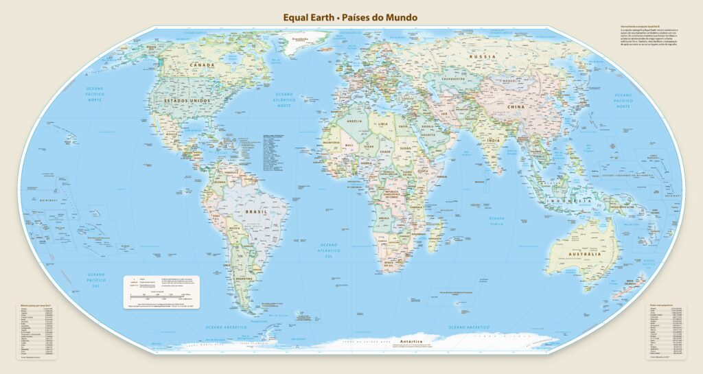União Africana quer mudança no mapa-múndi hoje distorcido e desatualizado 1 uniao-africana-quer-mudanca-no-mapa-mundi-hoje-distorcido-e-desatualizado-mapa-mundi-politico-da-equal-earths-imagem-equal-earths-reproducao-tvt-news
