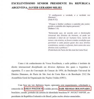 bolsonaro-planejou-pedir-ajuda-de-milei-e-fugir-para-a-argentina-documento-com-pedido-de-asilo-foi-alterado-logo-depois-da-estadia-de-bolsonaro-na-embaixada-da-hungria