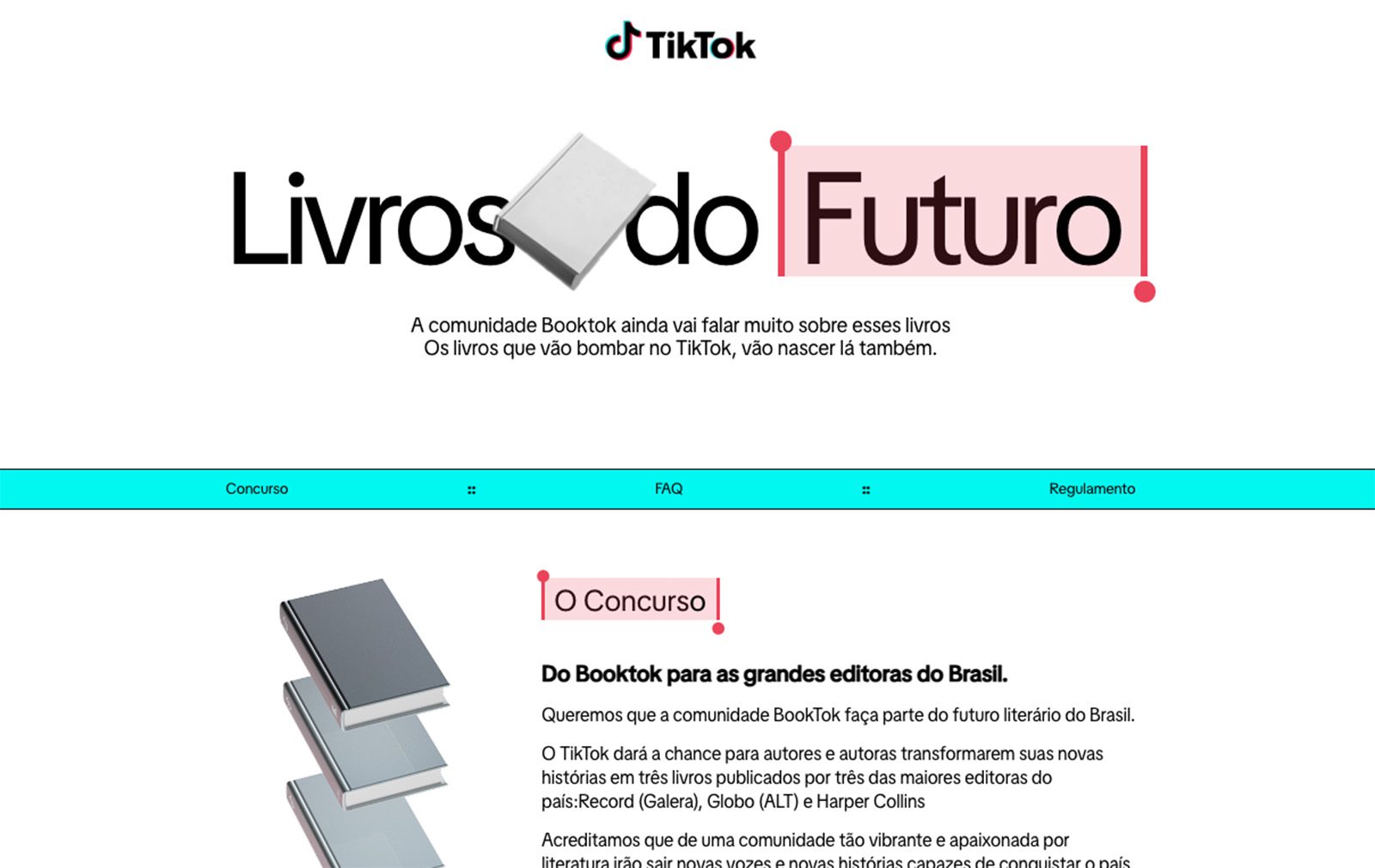Livros do Futuro: Concurso do TikTok abre inscrições para revelar novos ...