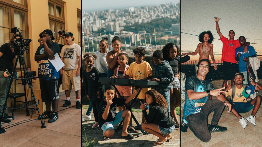 Curta produzido na periferia de Porto Alegre é indicado ao Festival de Gramado 1 equipe-elenco-aconteceu-a-luz-da-lua-durante-gravacoes-festival-de-gramado-instagram-tvt-news