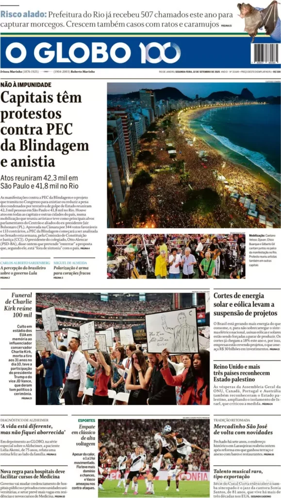 manifestacoes-contra-anistia-sao-destaque-na-imprensa-contra-anistia-nas-capas-dos-jornais-destaque-para-a-bandeira-do-brasil-de-volta-as-manifestacoes-da-esquerda-imagem-reproducao-tvt-news