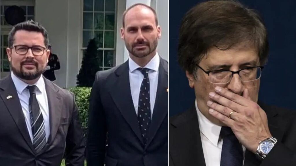 pgr-denuncia-eduardo-bolsonaro-e-paulo-figueiredo-por-coacao-o-pgr-disse-que-os-acusados-se-apresentaram-nas-redes-sociais-e-em-entrevistas-como-articuladores-das-sancoes-e-fizeram-ameacas-aos-ministros-da-corte-fotos-x-e-marcelo-camargo-agencia-brasil-tvt-news