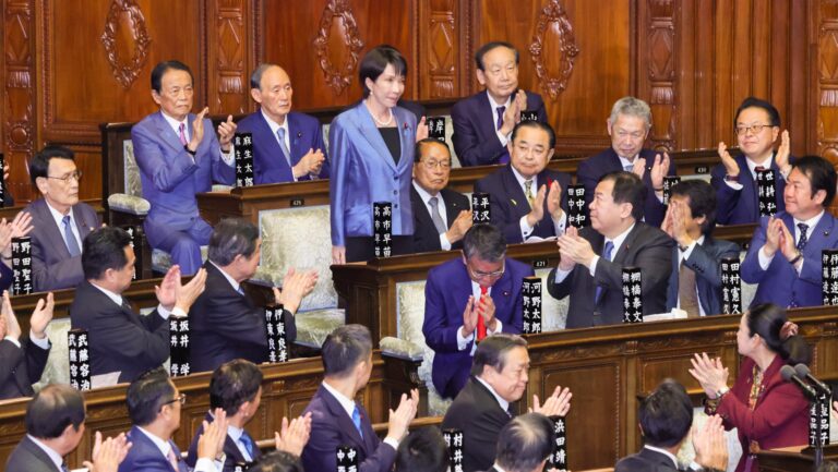 japao-elege-sanae-takaichi-a-margaret-tatcher-japonesa-como-primeira-ministra-sanae-takaichi-nova-primeira-ministra-do-japao-foto-parlamento-japones-reproducao-tvt-news