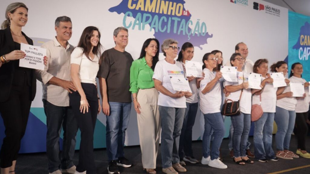 Tarcísio de Freitas em formatura em Tupã. Foto: Secom/GovSP