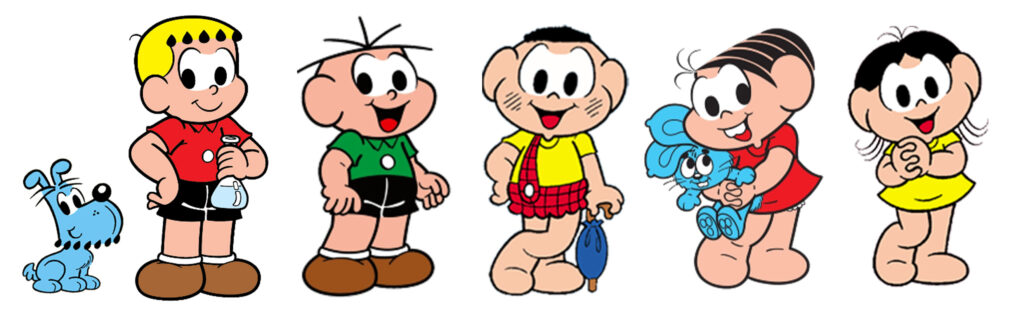 Maurício de Sousa celebra 90 anos com cinebiografia 1 bidu-franjinha-cebolinha-cascao-monica-magali-primeiros-personagens-mauricio-divulgacao-mauricio-de-sousa-producoes-tvt-news