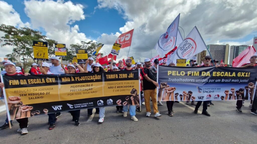 fim-da-escala-6x1-marcha-da-classe-trabalhadora-trabalho-trabalhadores-pautas-trabalhadores-jornada-de-trabalho-sem-reducao-salarial-centrais-sindicais-brasilia-fotos-ricardo-weber-tvt-news
