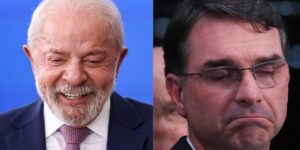 o-presidente-lula-pt-e-o-senador-flavio-bolsonaro-pre-candidato-do-pl-a-presidencia-foto-reproducao-tvt-news