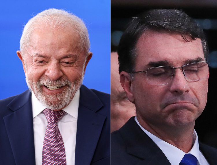 o-presidente-lula-pt-e-o-senador-flavio-bolsonaro-pre-candidato-do-pl-a-presidencia-foto-reproducao-tvt-news