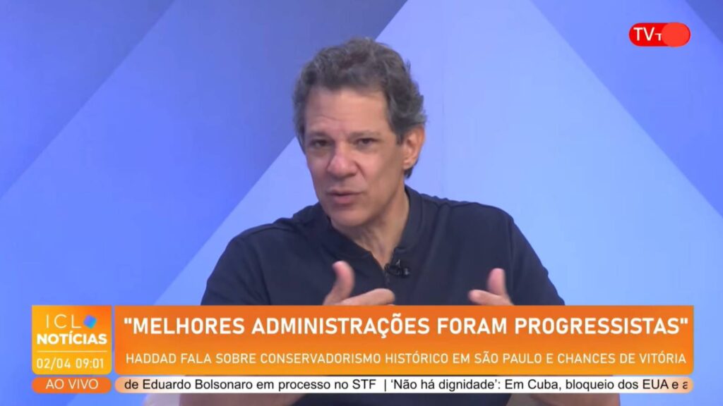 haddad-critica-desinformacao-sobre-taxa-das-blusinhas-e-defende-legado-na-fazenda-e-engracado-que-ate-nosso-campo-desinforma-perguntando-se-estou-arrependido-de-uma-decisao-que-nao-tomei-declarou-foto-reproducao-tvt-news