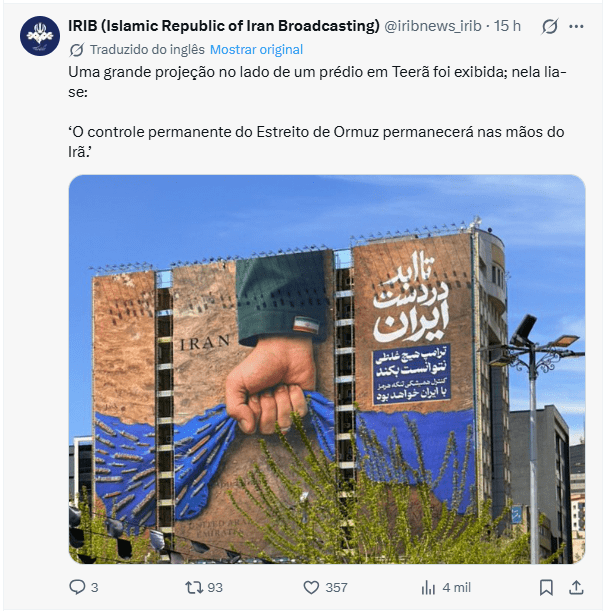 navios-do-ira-furam-bloqueio-dos-eua-em-ormuz-projecao-sobre-bloqueio-dos-eua-em-ormuz-tvt-news