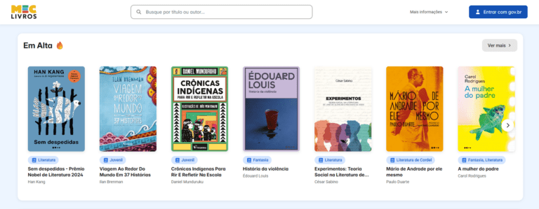 Portal MEC livros