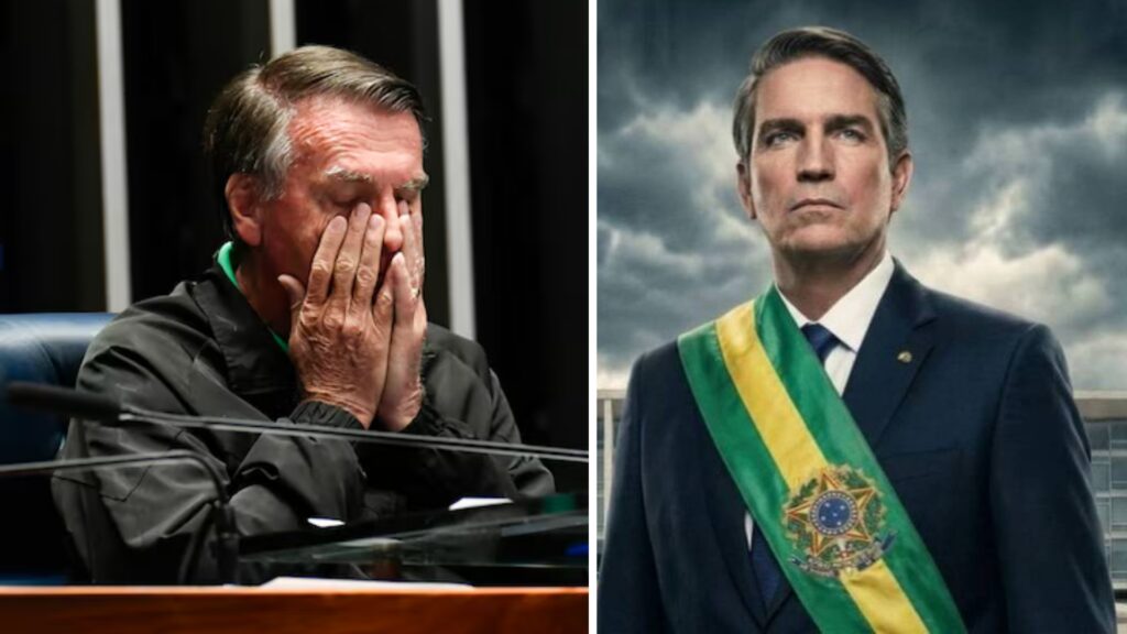 ancine-pode-multar-produtora-de-dark-horse-filme-sobre-jair-bolsonaro-em-ate-r-100-mil-montagem-de-jair-bolsonaro-ao-lado-de-jim-caviezel-que-faz-o-papel-do-ex-presidente-em-dark-horse-foto-tv-senado-reproducao-tvt-news