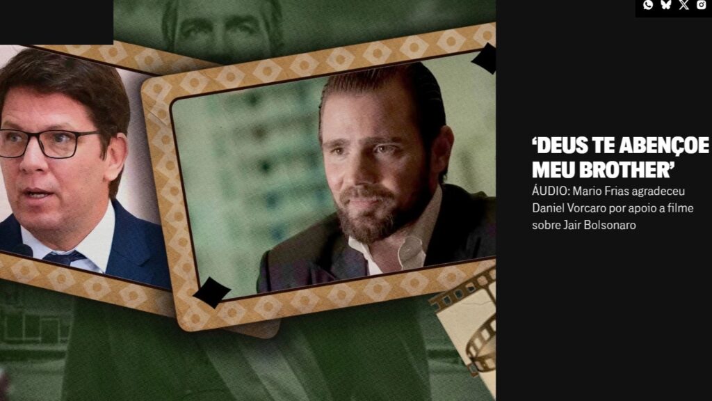 Mario Frias agradeceu Daniel Vorcaro por apoio a filme Dark Horse 56 mario-frias-agradeceu-daniel-vorcaro-por-apoio-a-filme-dark-horse-flavio-bolsonaro-bolsonaristas-banco-master-filme-sobre-jair-bolsonaro-audio-the-intercept-brasil-audios-tvt-news