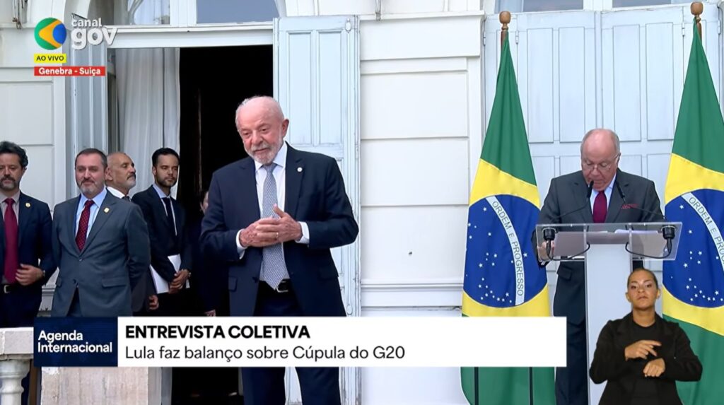 Lula diz que "Trump não deve se meter nas eleições do Brasil" 6 acompanhe-a-coletiva-de-lula-sobre-a-reuniao-de-g7-lula-diz-que-trump-nao-deve-se-meter-nas-eleicoes-do-brasil-tvt-news