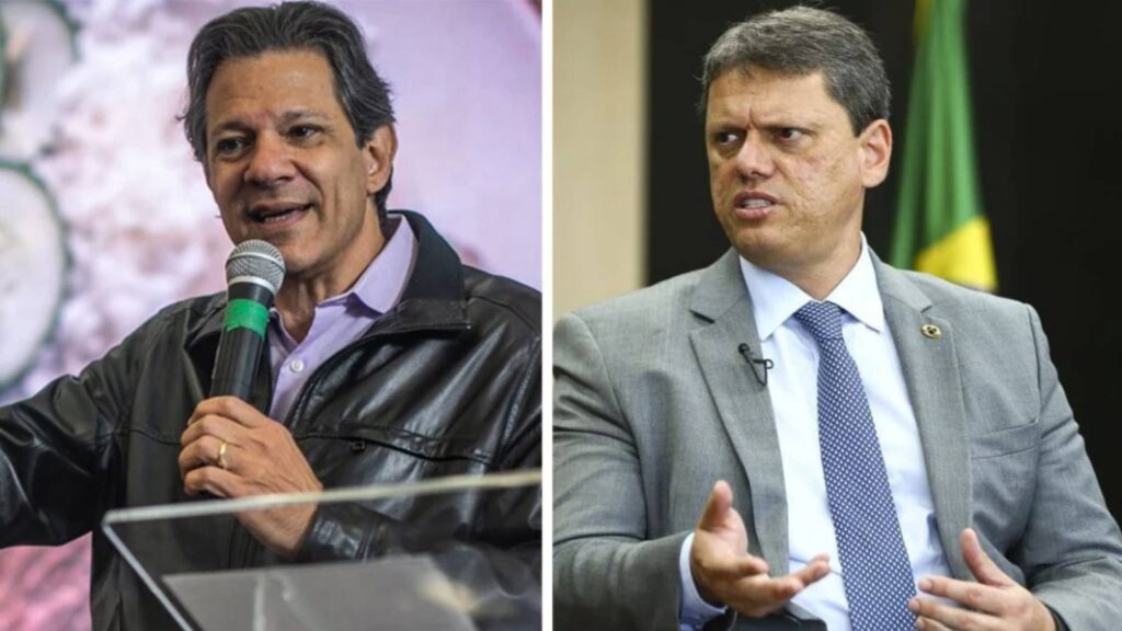 quaest-tarcisio-lidera-em-sp-com-41-haddad-tem-26-tarcisio-tem-ampla-vantagem-mas-avaliacao-do-governo-piora-foto-reproducao-redes-sociais-marcelo-camargo-agencia-brasil-tvt-news