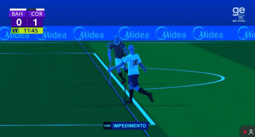 brasileirao-estreia-impedimento-semiautomatico-e-tecnologia-ja-interfere-em-tres-lances-na-20a-rodada-revisao-de-lance-de-gol-do-bahia-contra-o-corinthians-na-20a-rodada-do-brasileirao-reproducao-tvt-news