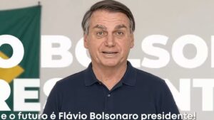 moraes-pede-explicacao-sobre-video-feito-com-ia-que-mostra-jair-bolsonaro-nomeando-flavio-como-seu-sucessor-exibido-em-convencao-do-pl-foto-reproducao-redes-sociais