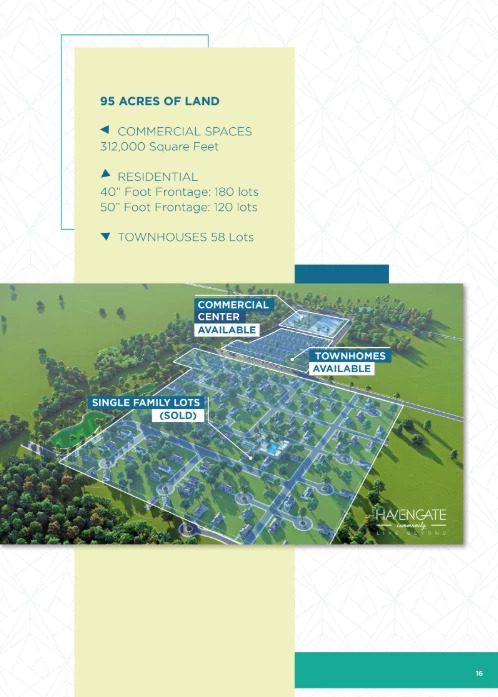 Havengate, fundo ligado a Dark Horse, divulgou empreendimento no Texas que nunca existiu 1 panfleto-do-projeto-que-mostrava-area-com-300-residencias-e-30-mil-m2-de-area-comercial-terreno-segue-vazio-anos-apos-prazo-de-conclusao-da-obra-foto-havengate-community-intercept-brasil-divulgacao