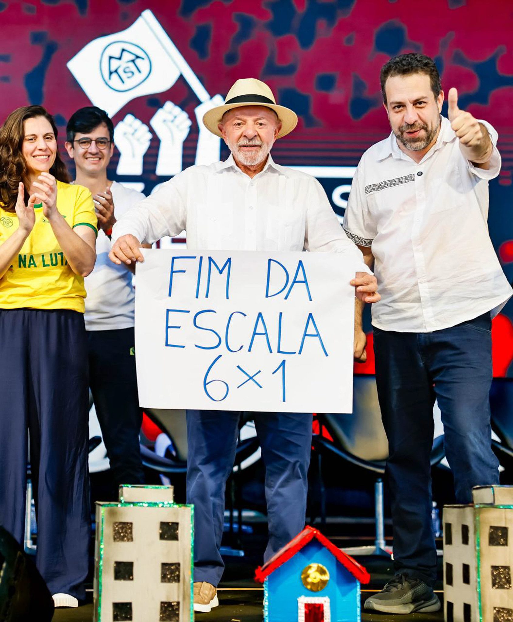 Atos pelo fim da escala 6x1 acontecem em todo o país nesta segunda 1 lula-fim-da-escala-6-x-1