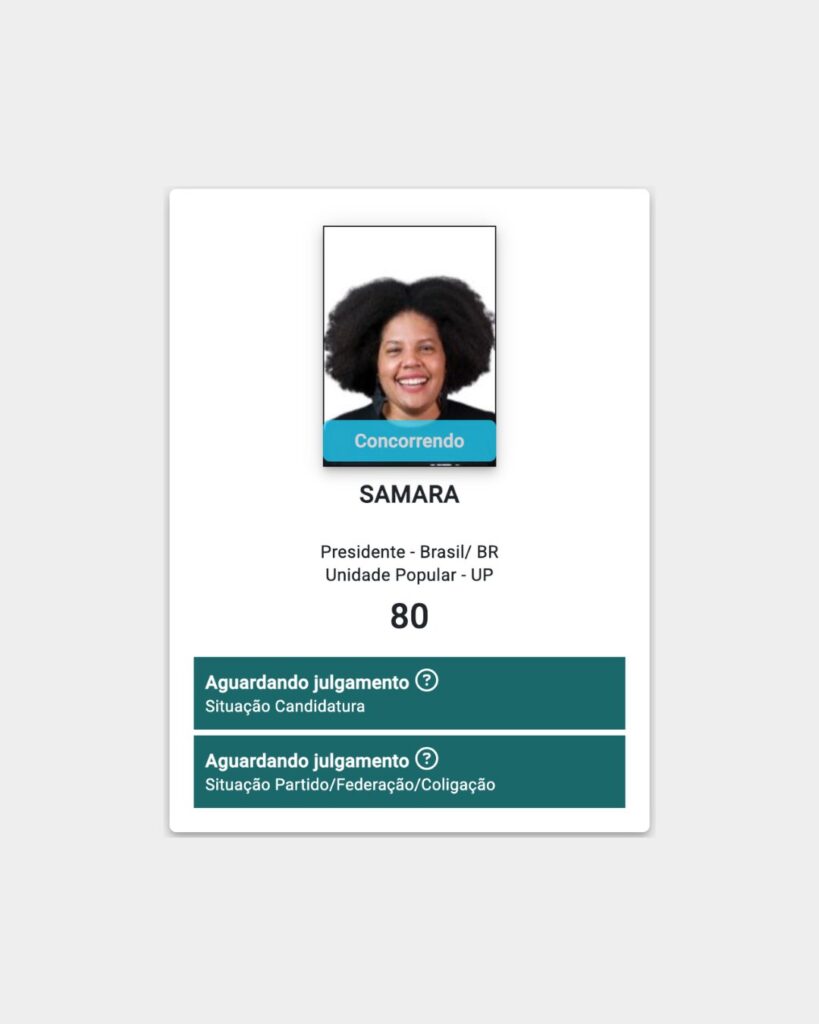 Samara Martins (UP) é a primeira candidatura registrada no TSE 1 samara-martins-up-e-a-primeira-candidatura-registrada-no-tse-tvt-news