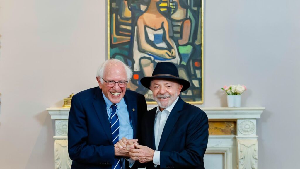 bernie-sanders-senador-dos-eua-discutiu-possivel-interferencia-nas-eleicoes-brasileiras-com-o-presidente-reuniao-tambem-abordou-desigualdade-conflitos-internacionais-e-inteligencia-artificial-foto-ricardo-stuckert