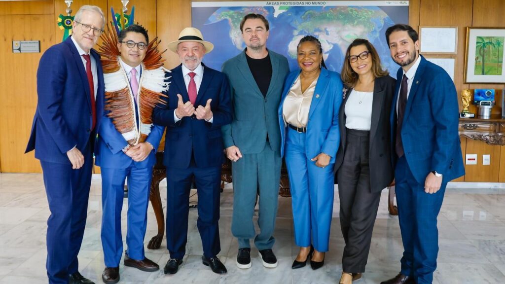 Leonardo DiCaprio se reúne com Lula para falar sobre meio ambiente e povos indígenas 2 lula-recebe-leonardo-dicaprio-meio-ambiente