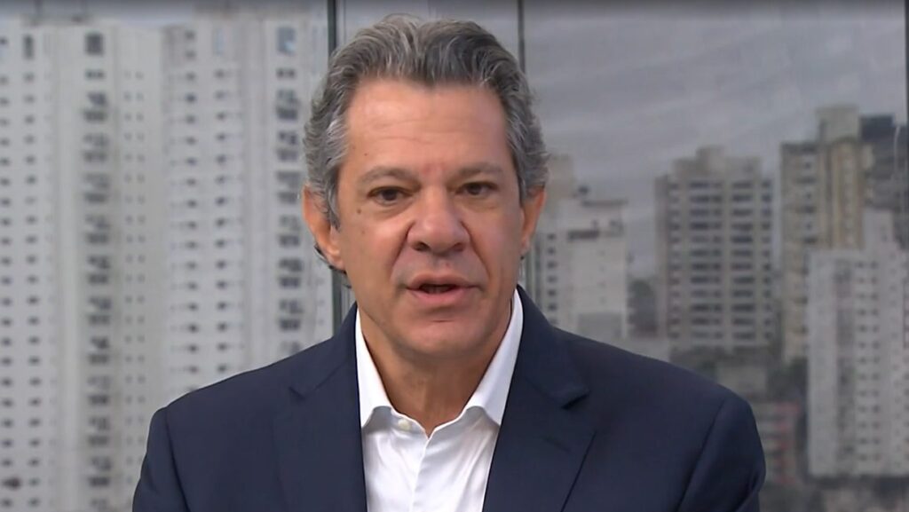candidato-do-pt-ao-governo-de-sao-paulo-haddad-tambem-criticou-atuacao-de-galipolo-no-banco-central-durante-entrevista-ao-sp1-foto-globo-reproducao