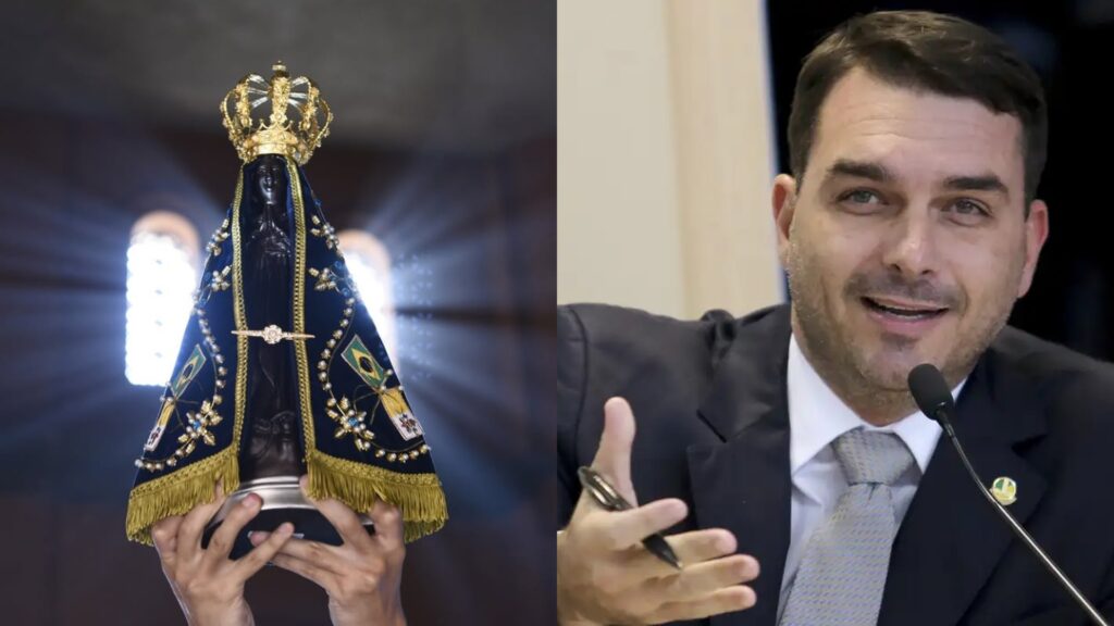 entidade-catolica-desmentiu-afirmacao-de-flavio-bolsonaro-de-que-integrantes-da-entidade-catolica-teriam-ajudado-o-pt-a-disseminar-informacoes-falsas-sobre-retirada-do-titulo-de-padroeira-do-brasil-de-n-sra-aparecida-foto-santuario-nossa-senhora-aparecida-reproducao-redes-socials-wilson-dias-agencia-brasil