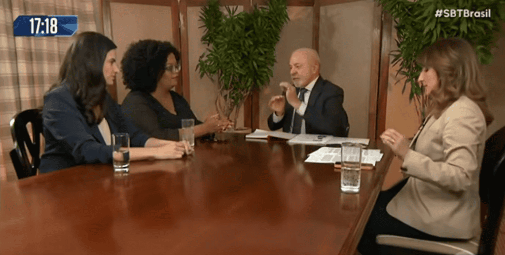 Lula aborda escala 6x1, segurança pública e combate ao endividamento em entrevista ao SBT 1 lula-no-sbt-tvt-news