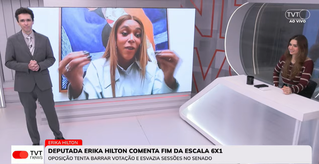 Erika Hilton na TVT 4