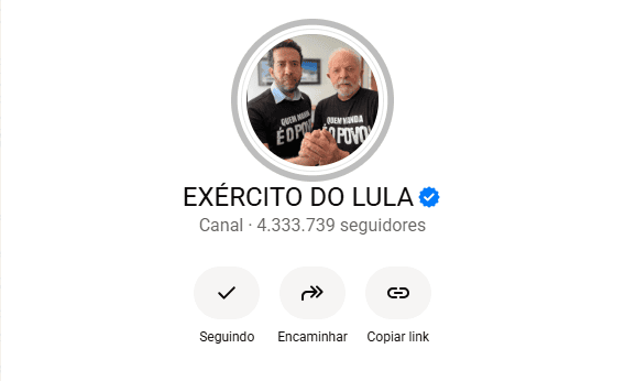 Campanha de Lula registra “Exército do Lula” no TSE e Nunes Marques libera canal 1 exercito-do-lula-janones-canal-whatsapp