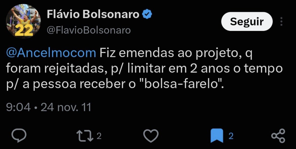 Flávio Bolsonaro quer prazo de 2 anos para desligar Bolsa Família e 2 milhões podem perder benefício 2