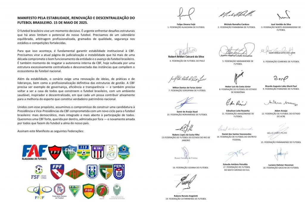 Ednaldo Rodrigues afastado da CBF: entenda por que e o que acontece agora 4